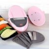 Multifunctional Vegetable Chopper Durable Food Dicer Onion Chopper  6 in 1 Food Chopper Vegetable Cutter with 6 Stainless Steel Blades Kitchen Gadget - Image 4
